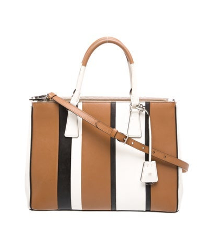Prada Saffiano Leather Galleria Double Zip