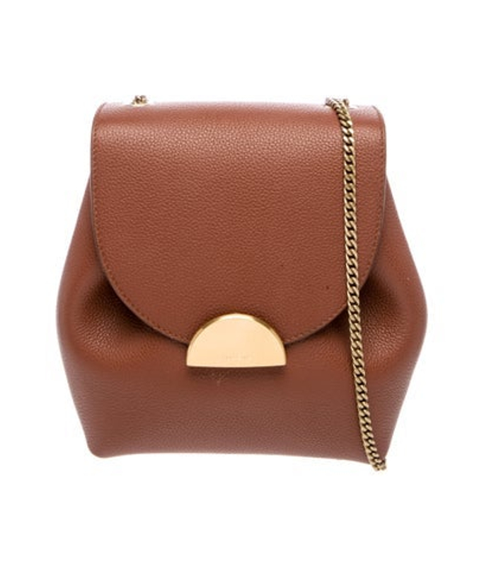 Polene Leather Crossbody Bag