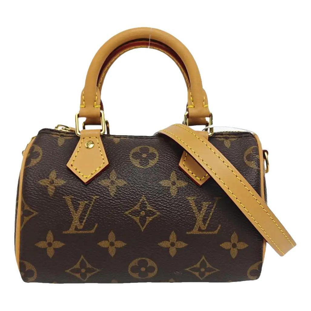 Nano Speedy / Mini HL leather handbag