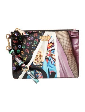 Moschino Patent Leather Clutch w/ Tags