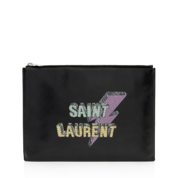 Leather Logo Rider Pouch
