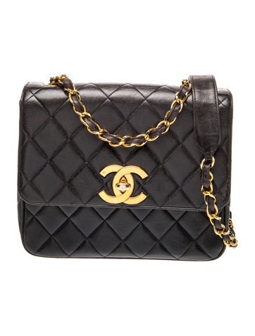 Quilted Flap Shoulder Bag