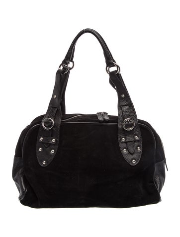 Furla Suede Shoulder Bag