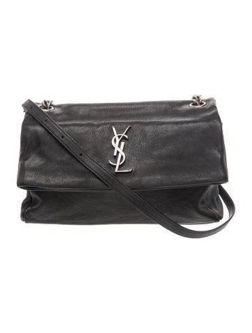 Leather Monogram West Hollywood Shoulder Bag Small