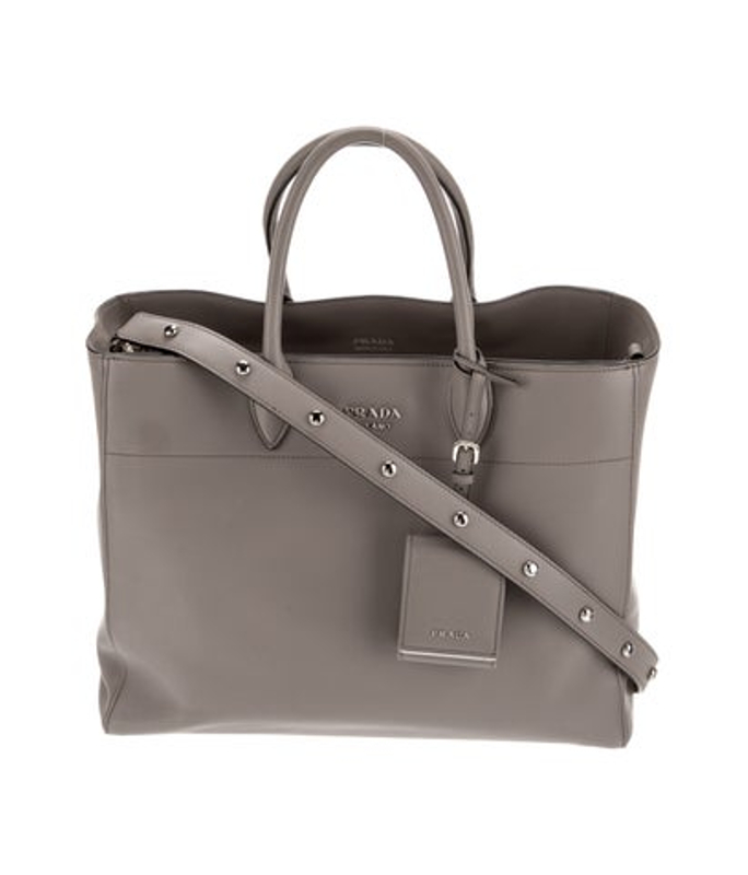 Prada City Calf Leather Shoulder Bag