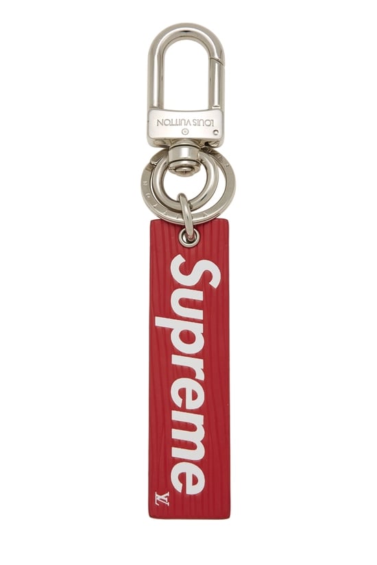 Supreme x Louis Vuitton Red Epi Keychain