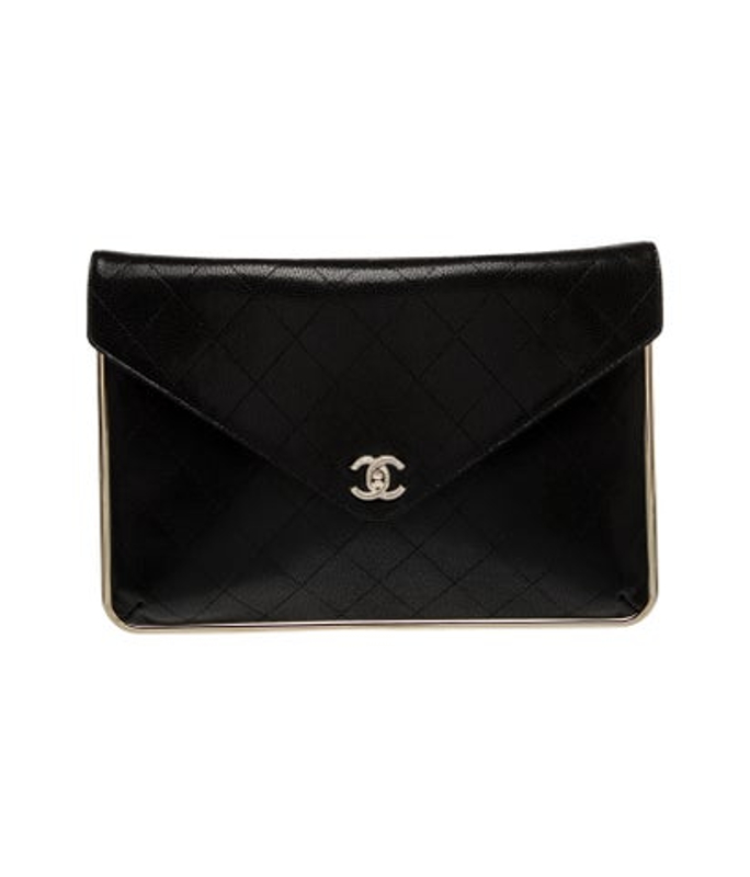 Chanel 2024 Quilted Cc Clutch