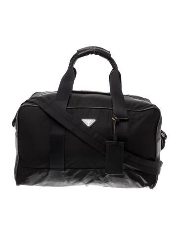 Saffiano Leather Weekender Bag