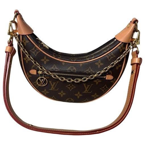 Loop leather crossbody bag