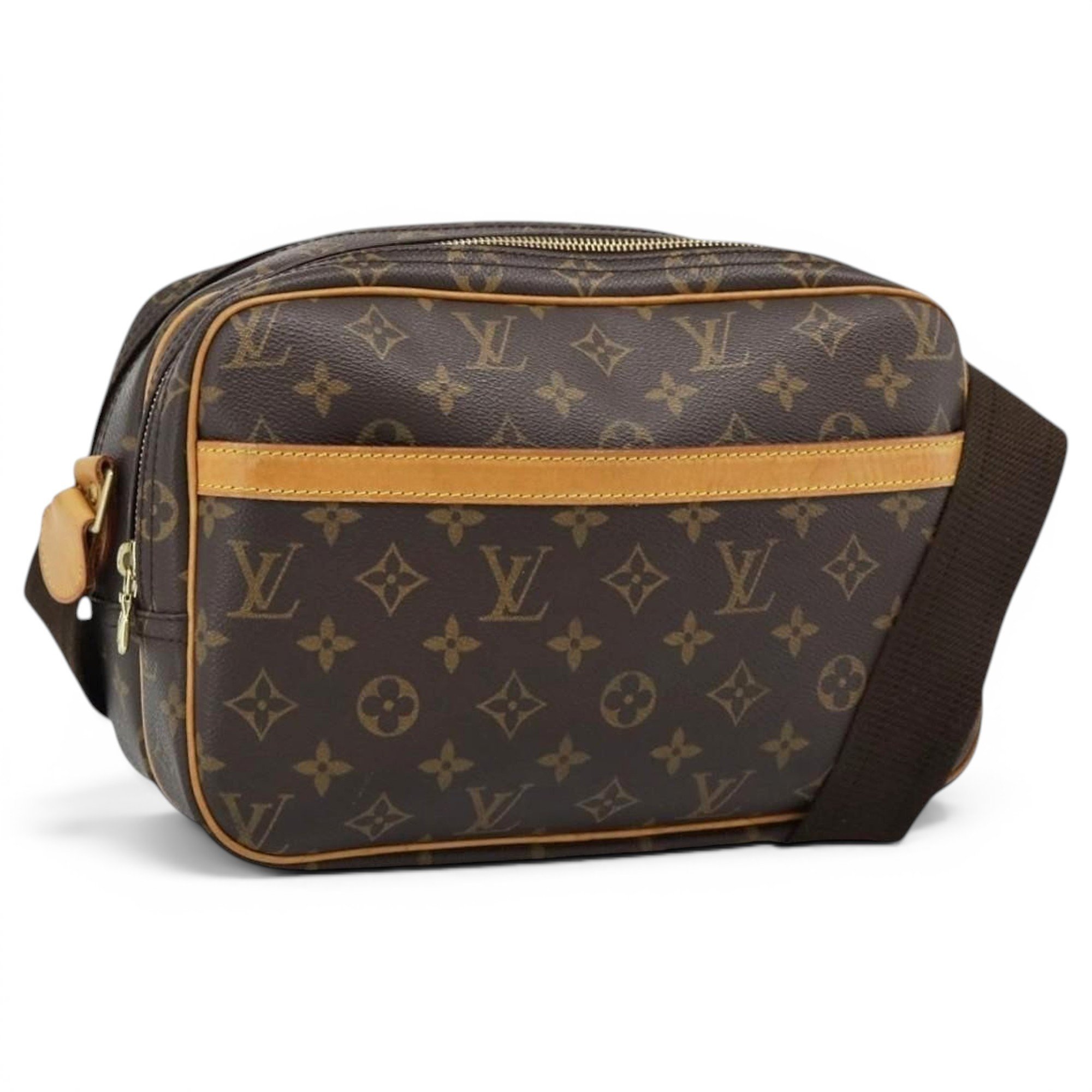 Reporter leather handbag