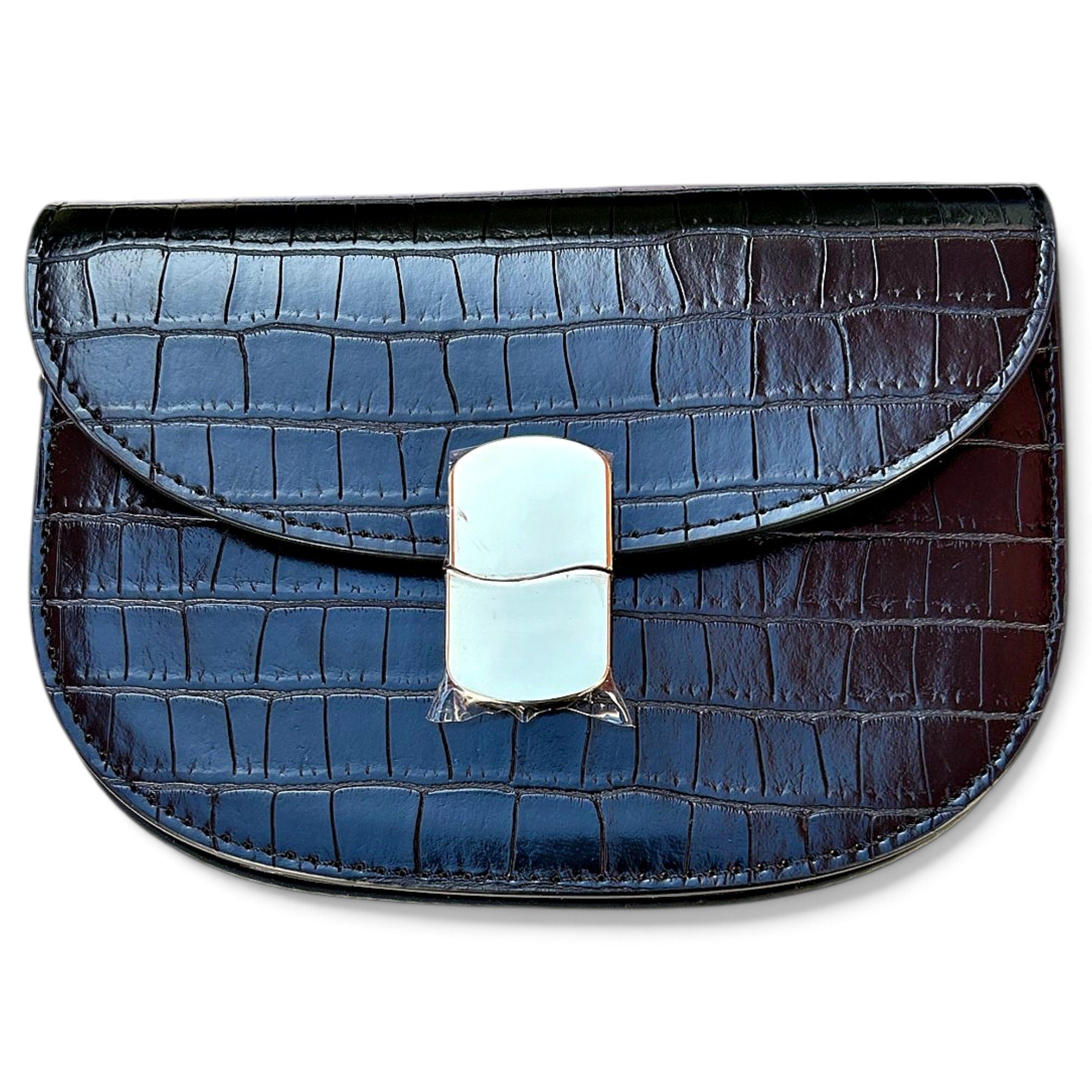 Sezane Claude leather crossbody bag