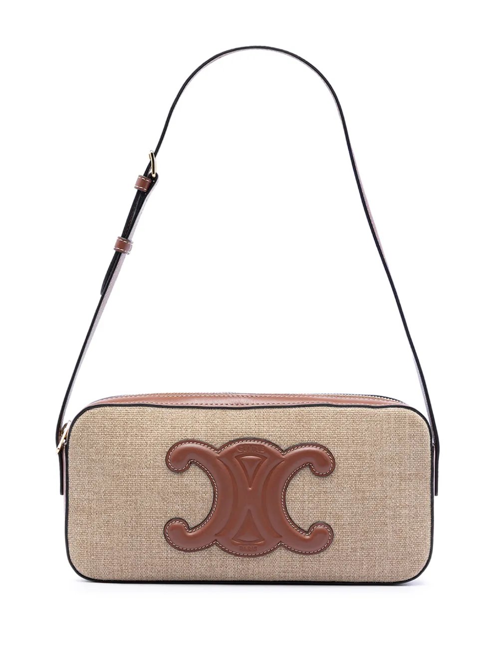 2022 Canvas and Calfskin Cuir Triomphe Camera shoulder bag