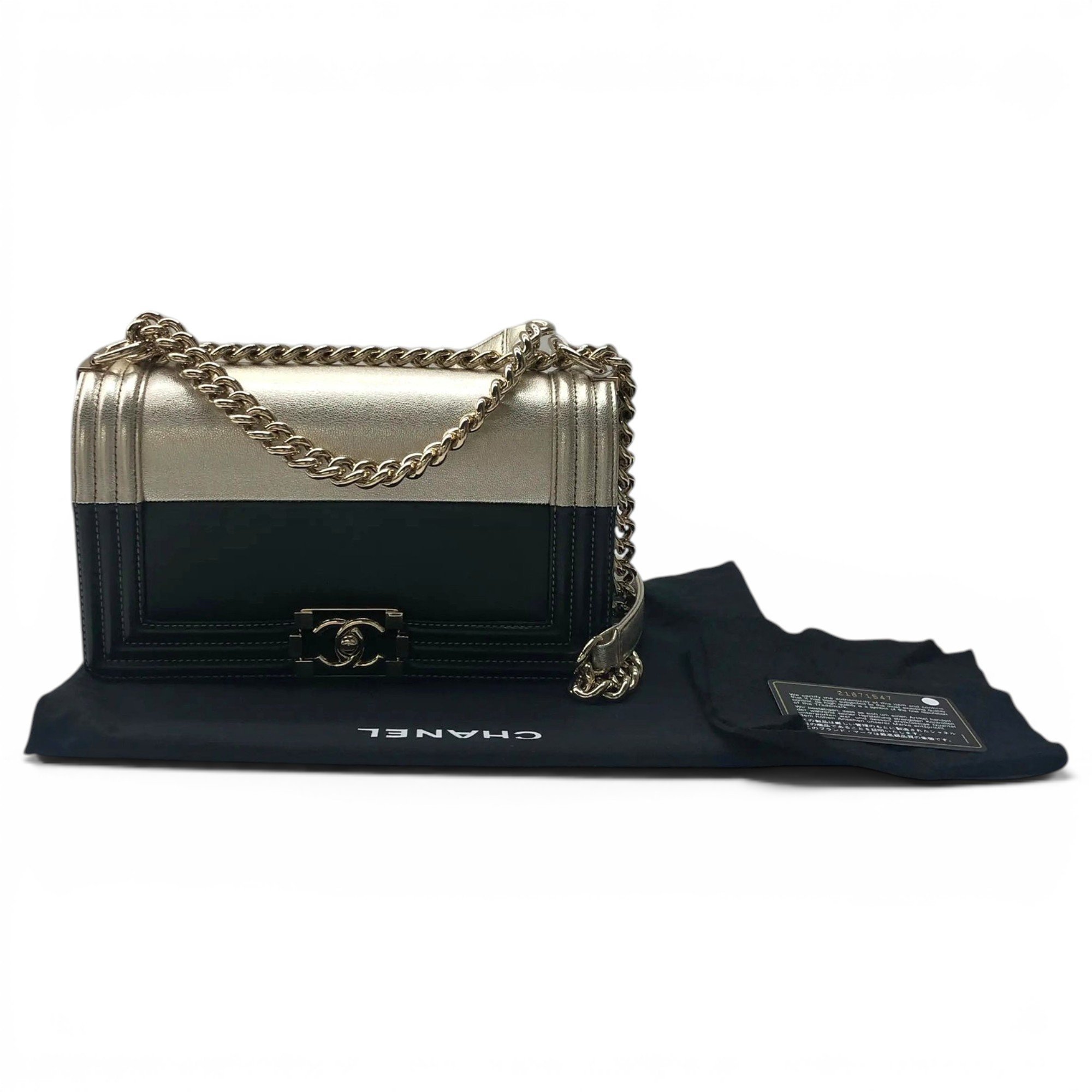 Boy leather crossbody bag