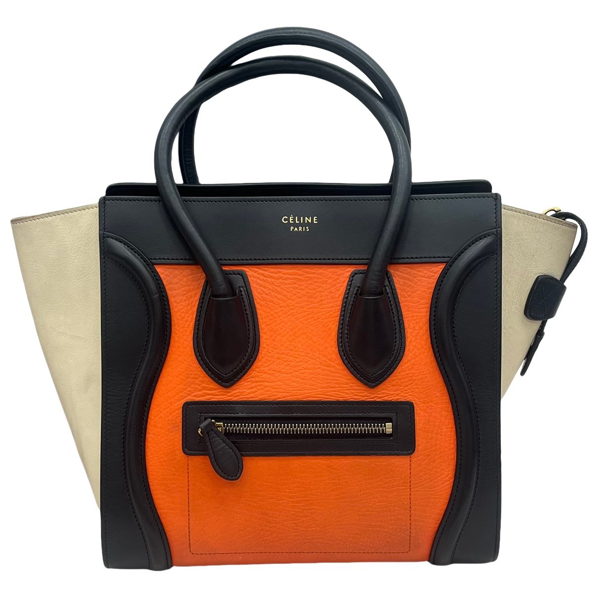 Luggage leather handbag