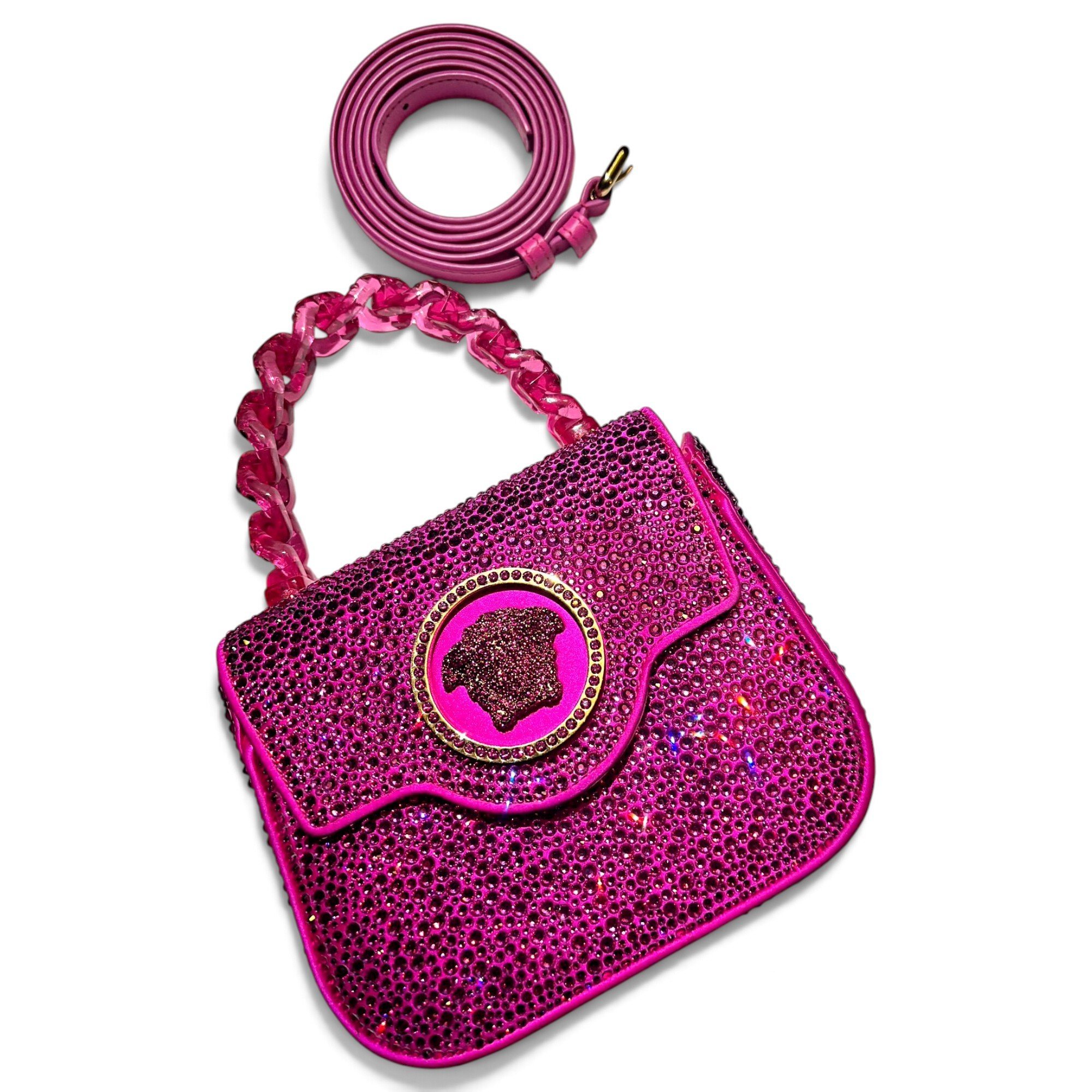 La Medusa leather handbag