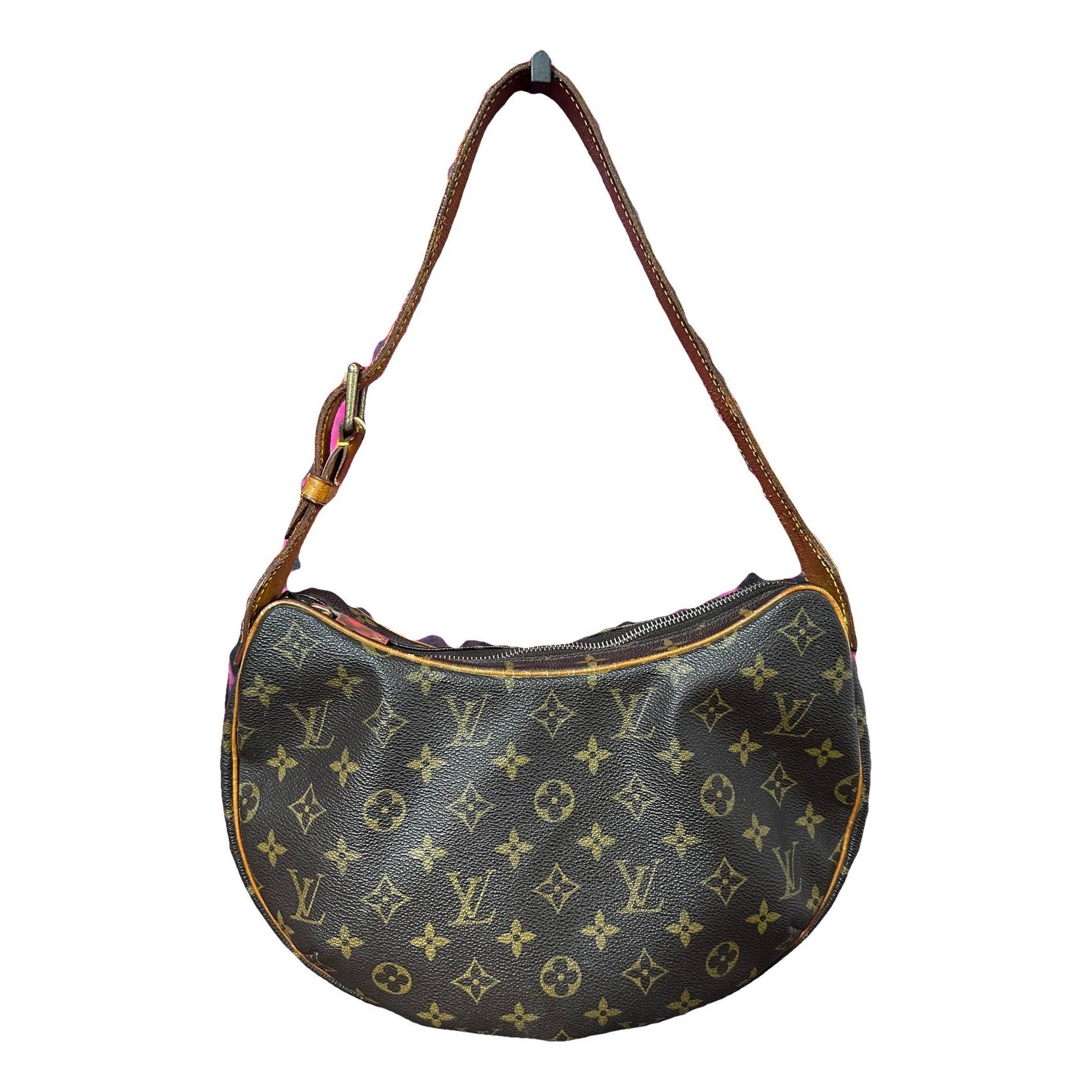 Croissant cloth handbag