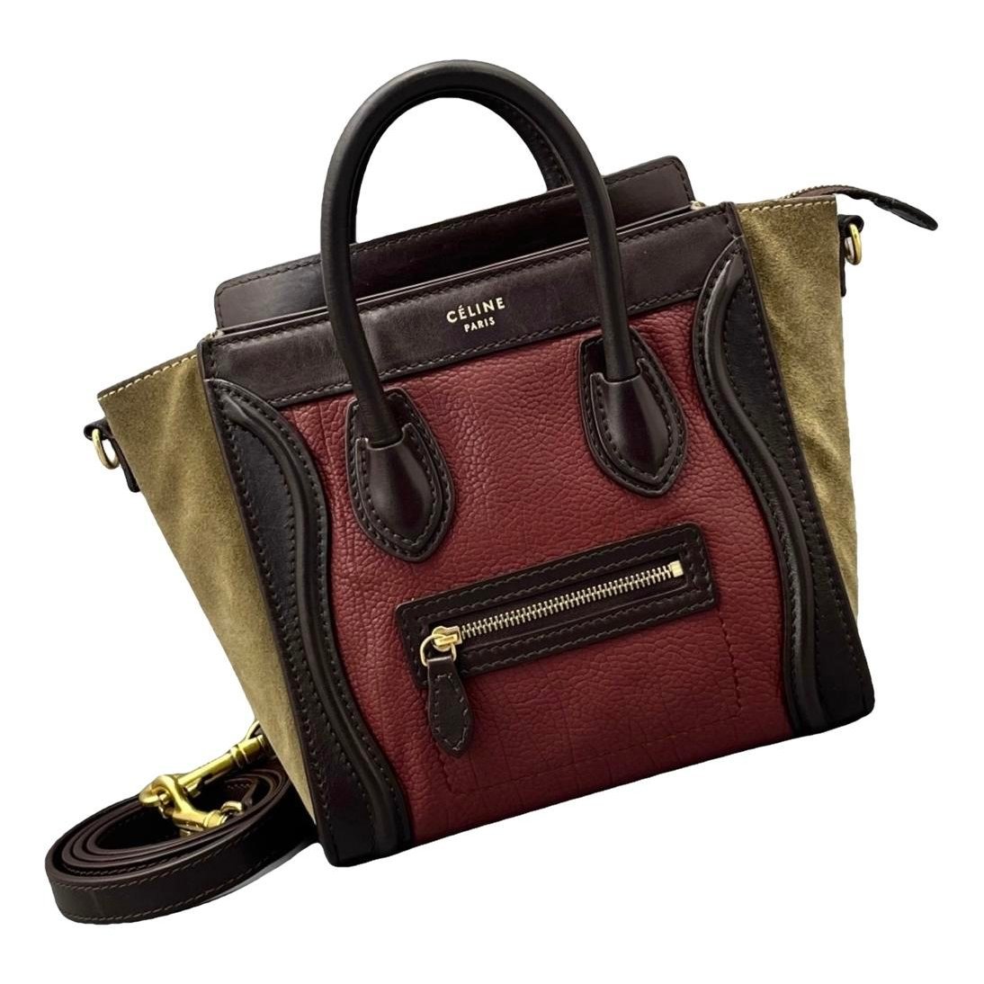Luggage leather handbag