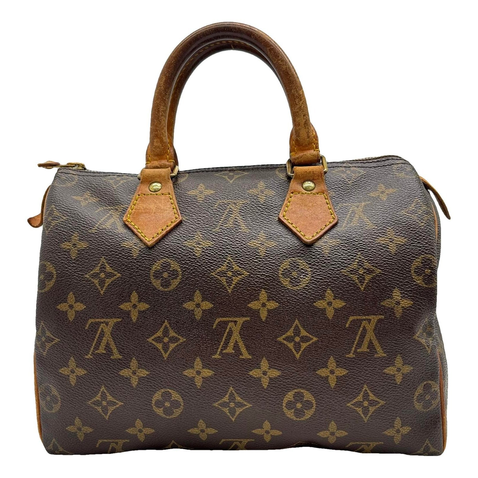 Speedy leather handbag