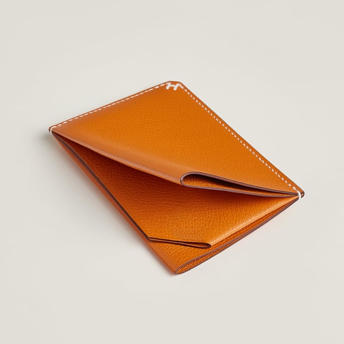 Abricot H Sellier Card Holder