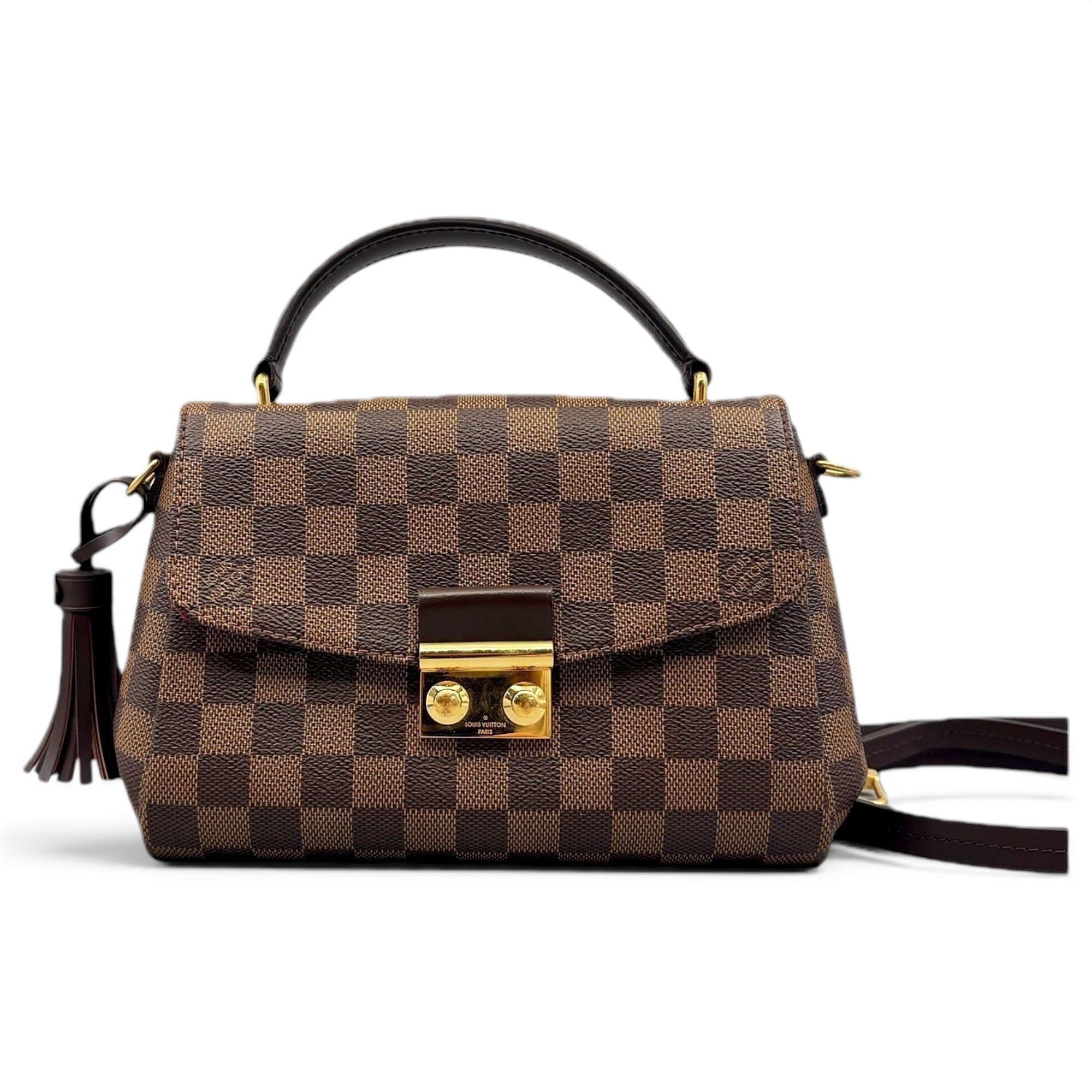 Croisette leather handbag