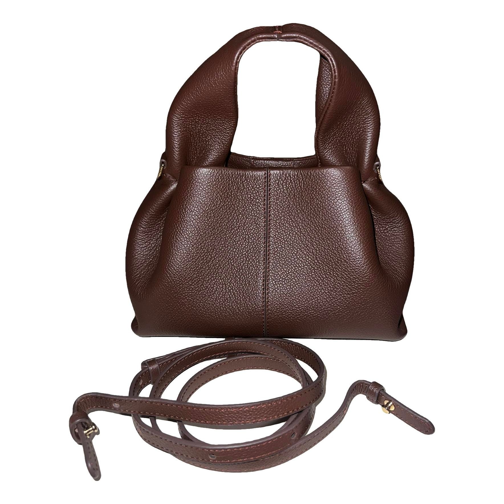 Polene Numéro Neuf leather handbag