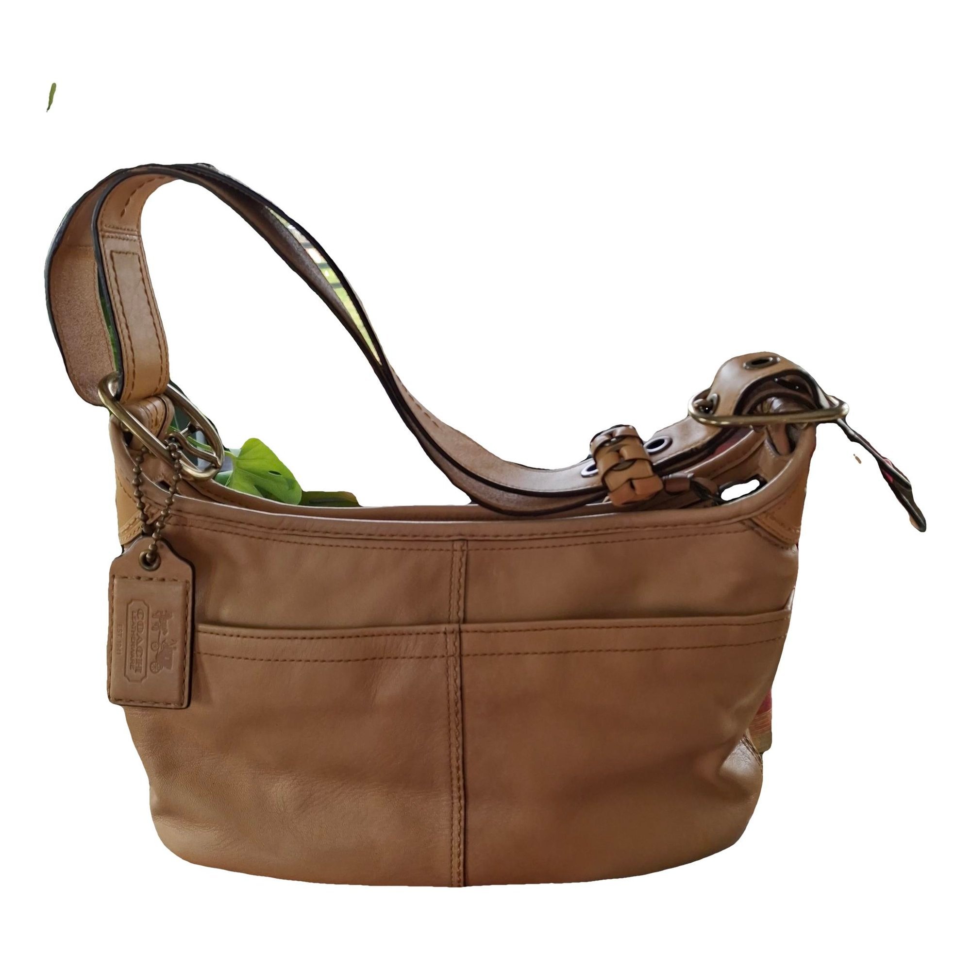 Leather handbag