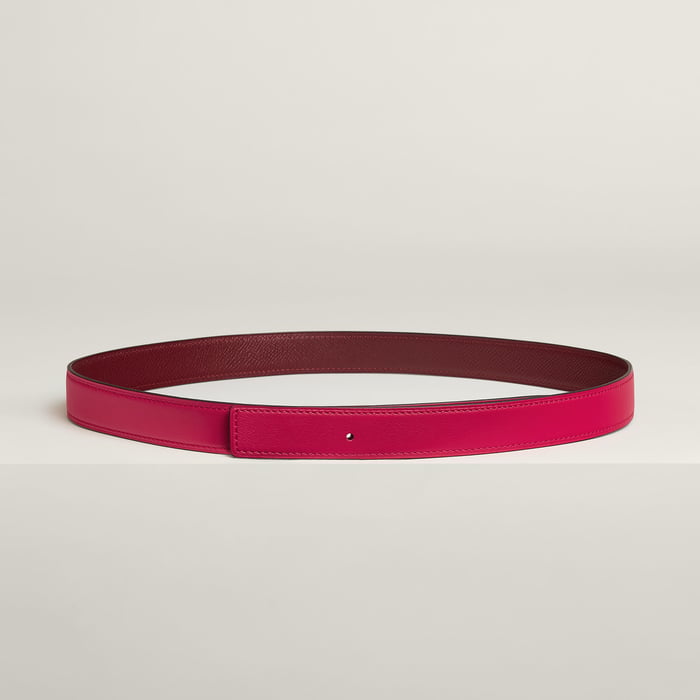 Reversible leather strap 24 mm
