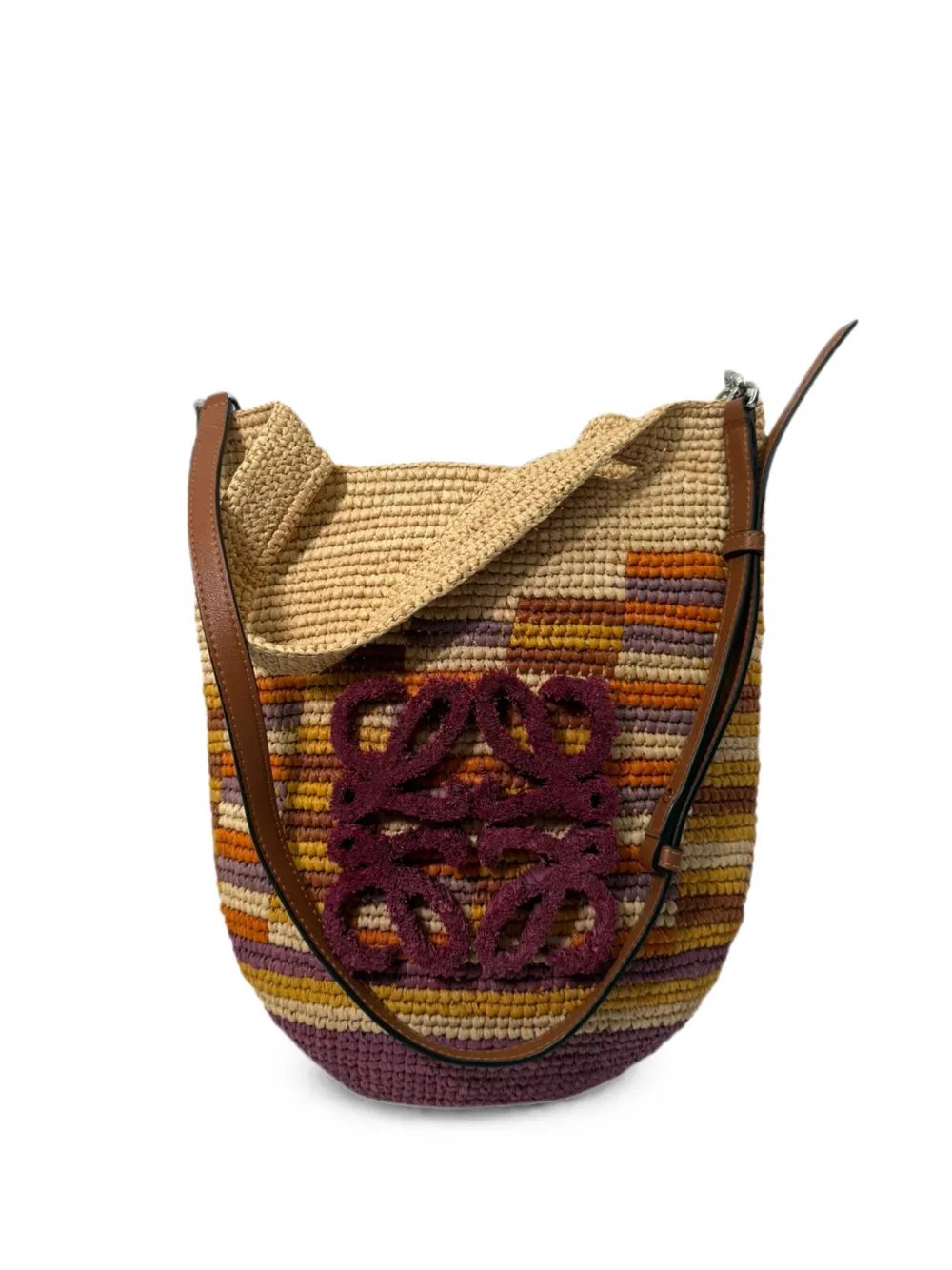 Paula’s Ibiza Slit Anagram shoulder bag