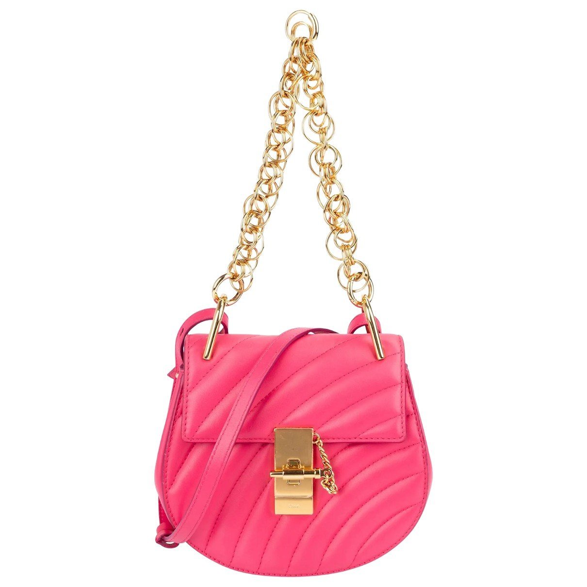 Drew leather handbag