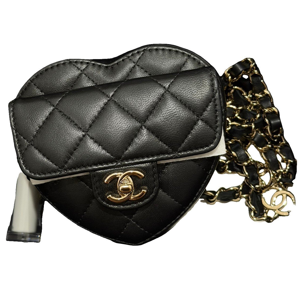 Leather clutch bag