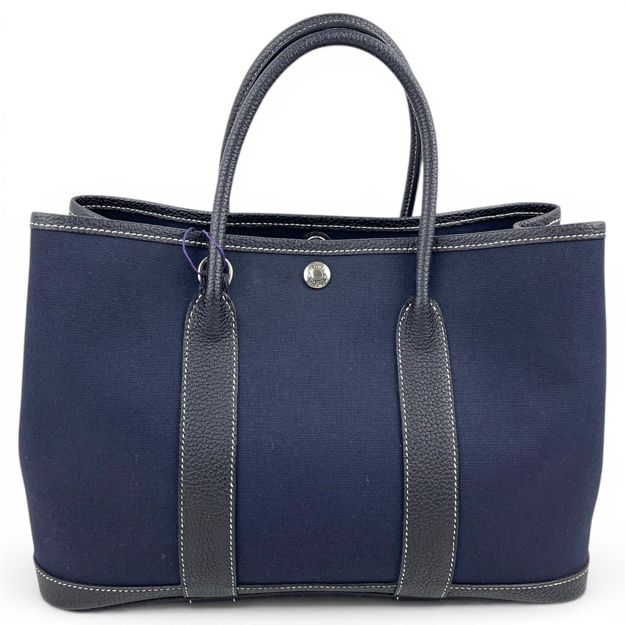 Garden Party leather handbag