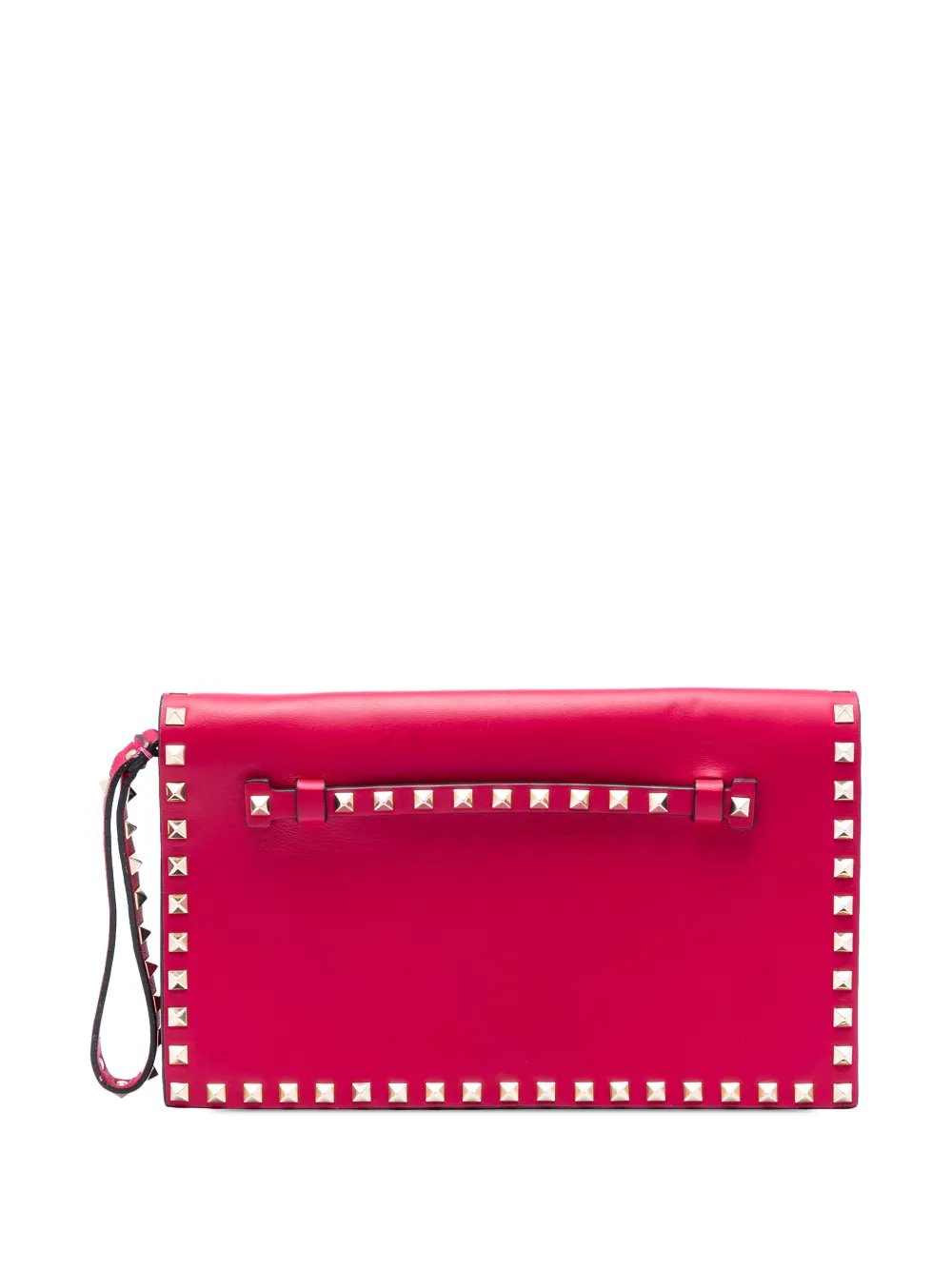 2000-2017 Leather Rockstud Flap clutch bag