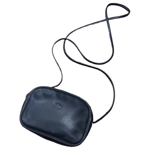 Leather clutch bag