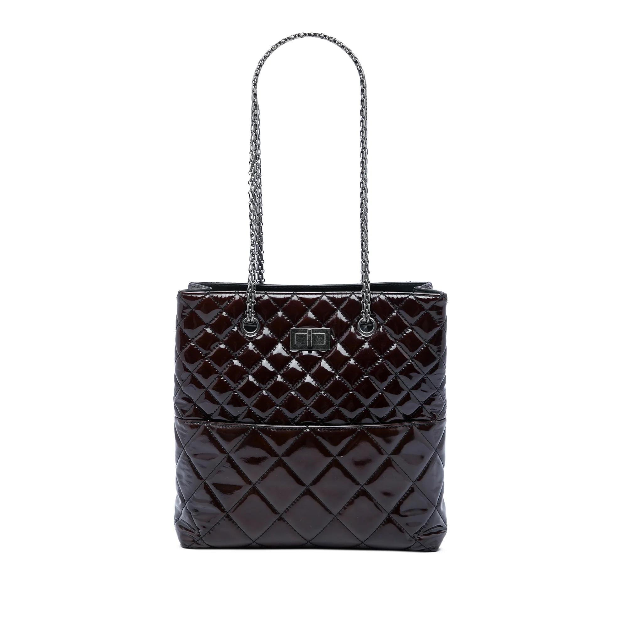 2.55 leather tote