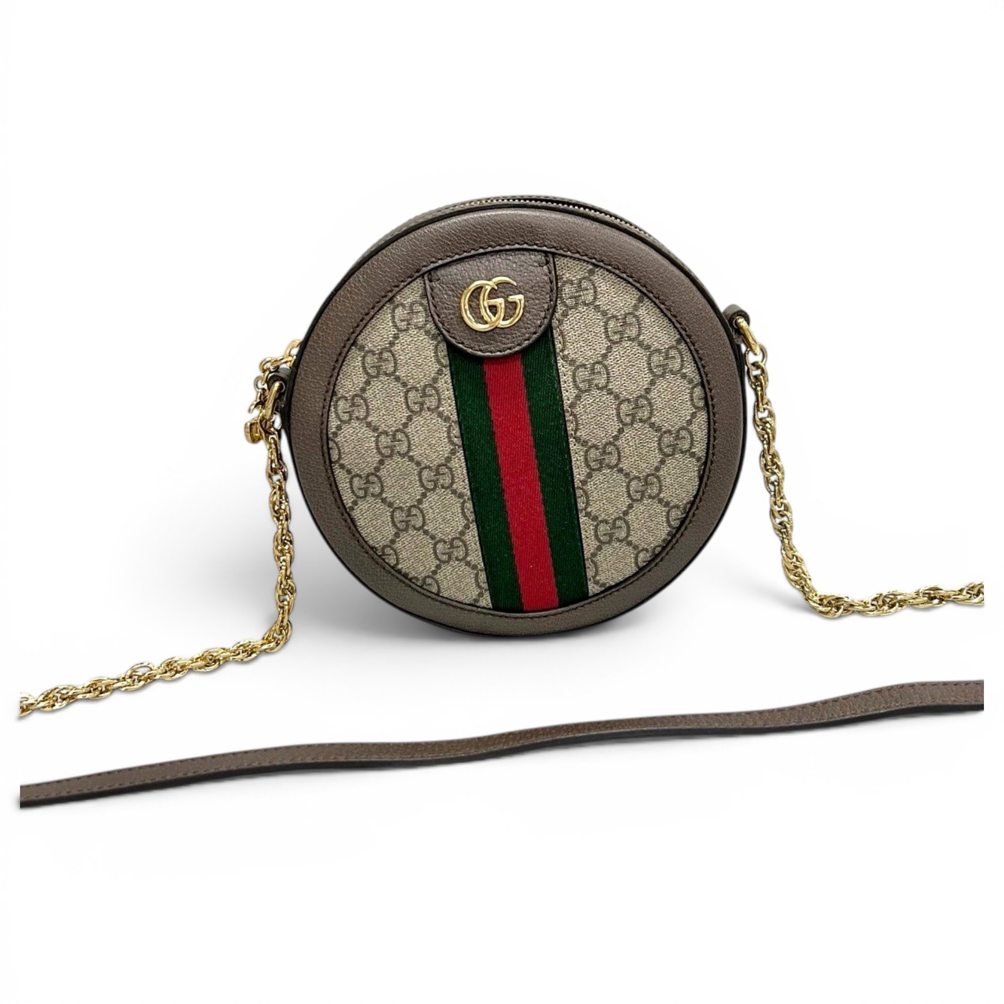 Ophidia Round cloth handbag