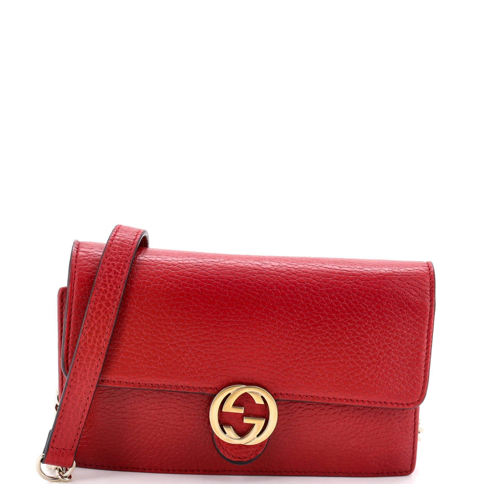 Interlocking Wallet on Chain Leather
