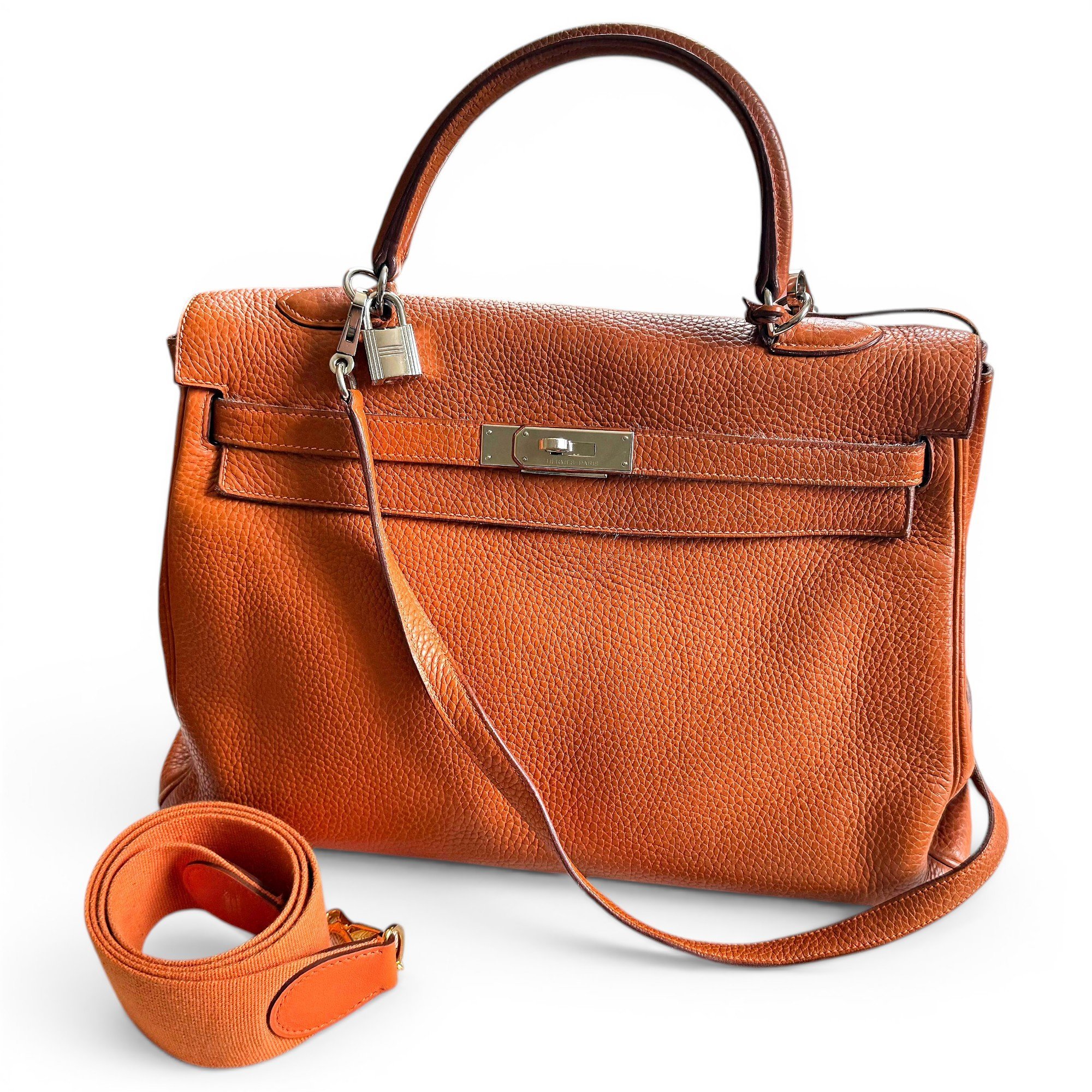 Kelly 35 leather handbag