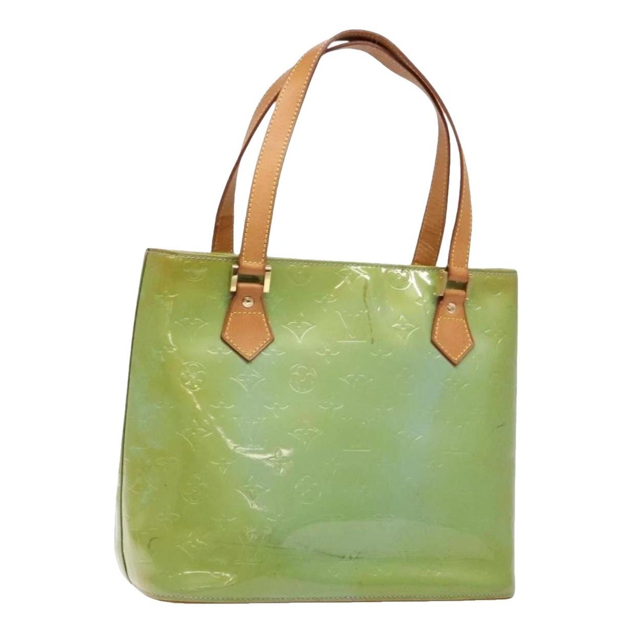 Patent leather handbag