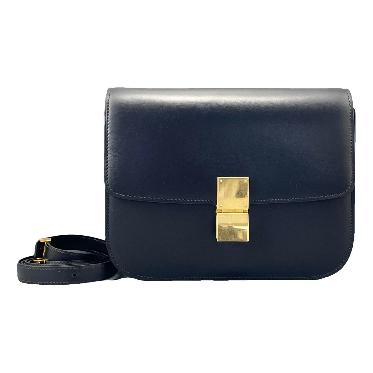 Classic leather crossbody bag