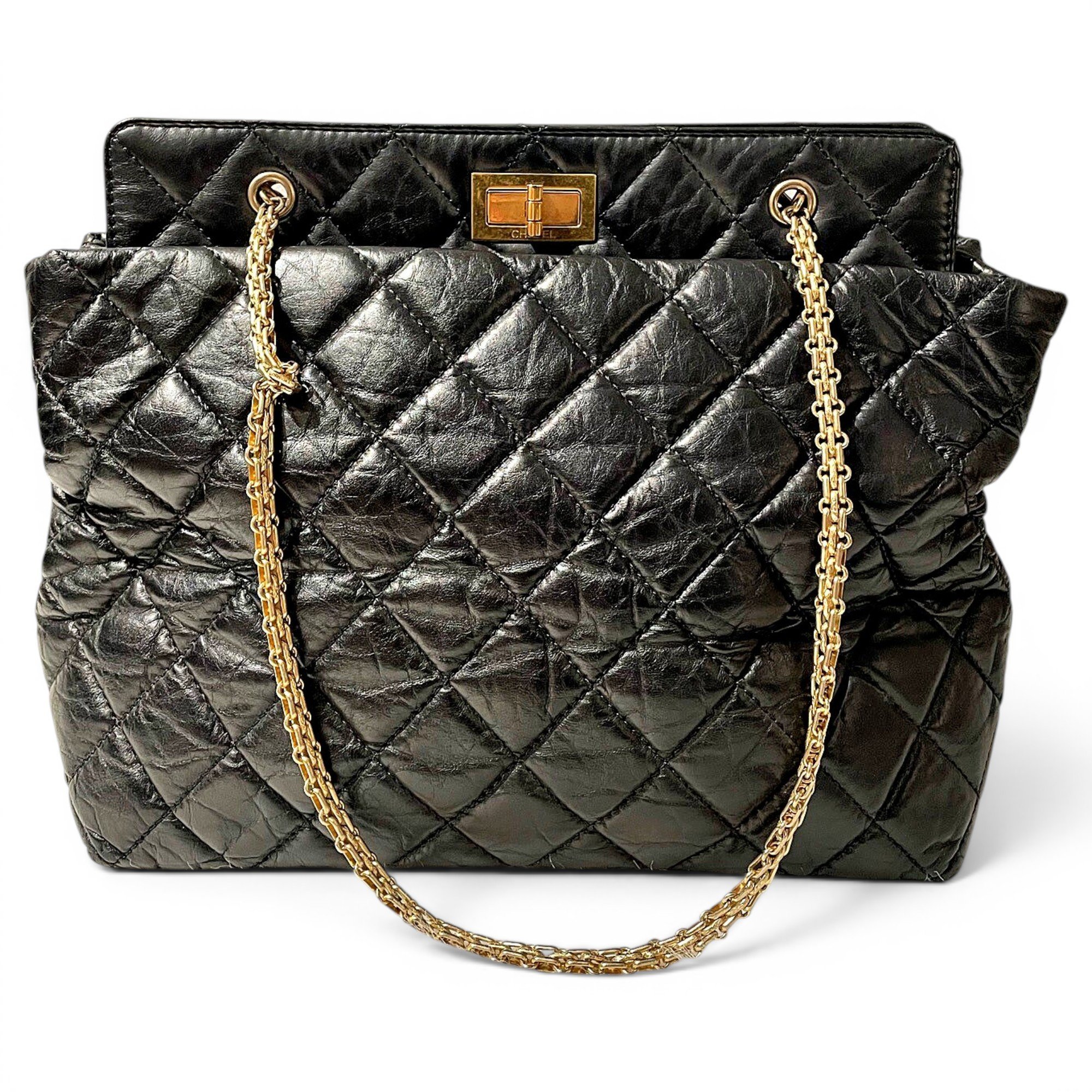 2.55 leather tote