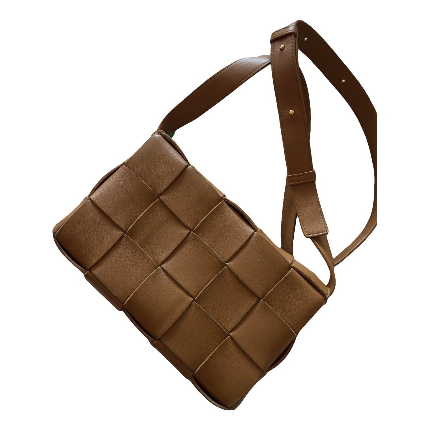 Cassette leather crossbody bag
