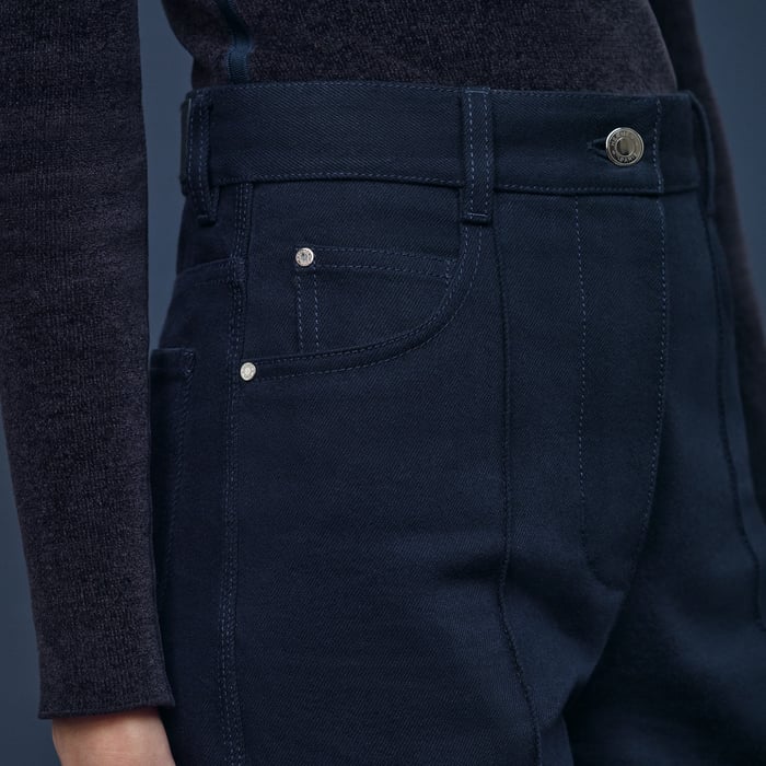 Bleu Noir Straight Leg Pants