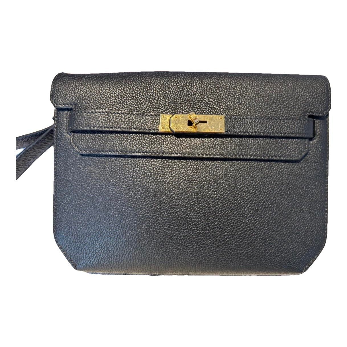 Hermes Kelly 25 Handbag Noir Togo Leather