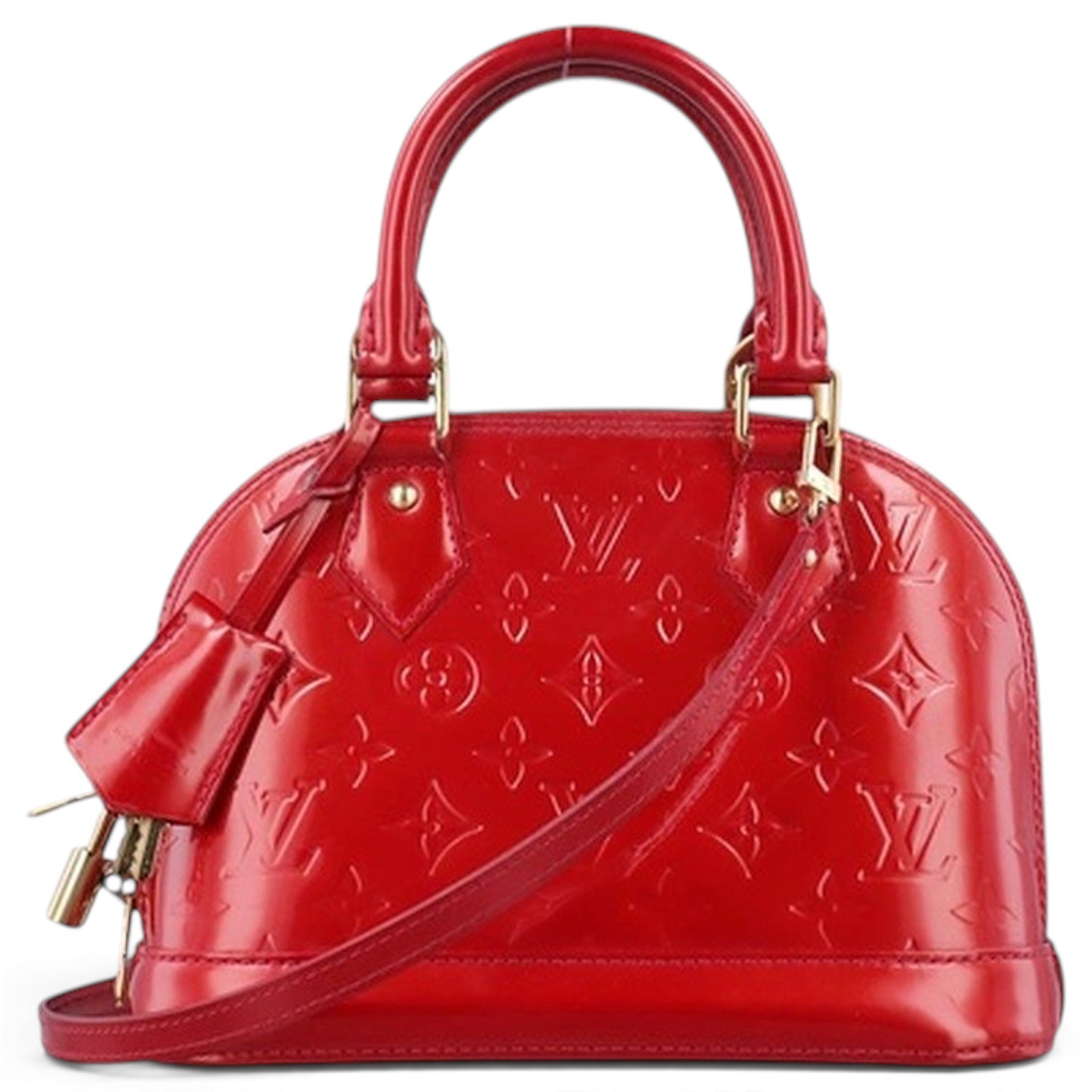 Alma BB patent leather handbag