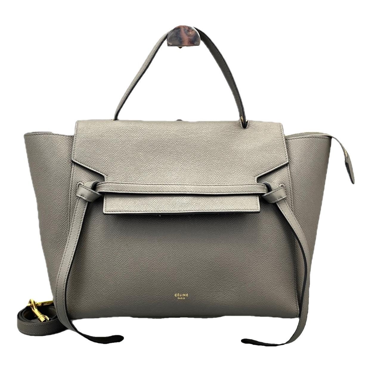 Belt leather handbag