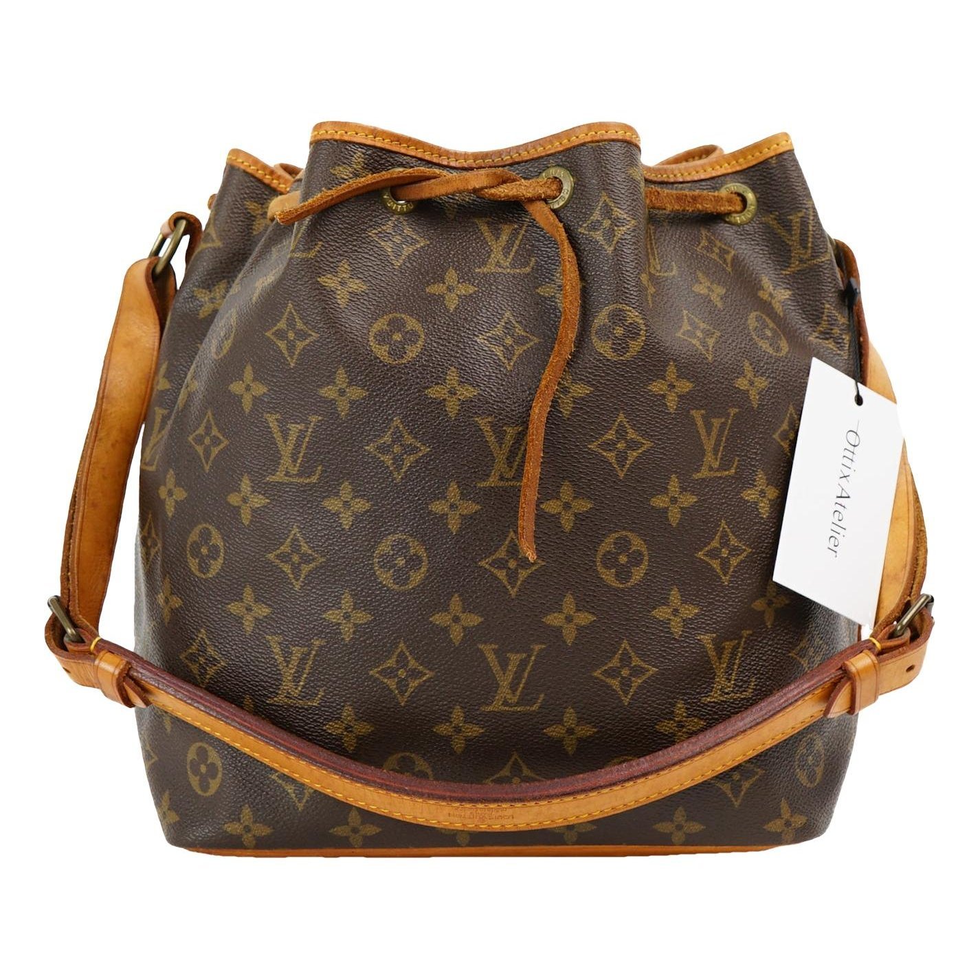Poche Noé leather handbag