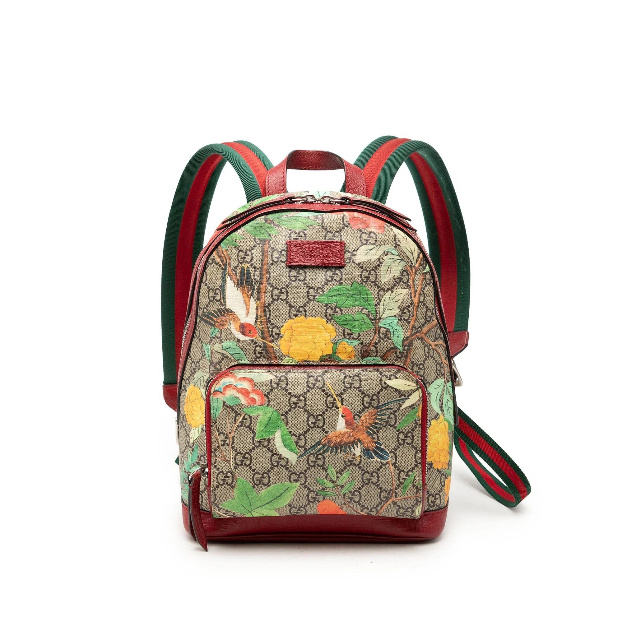 Leather backpack