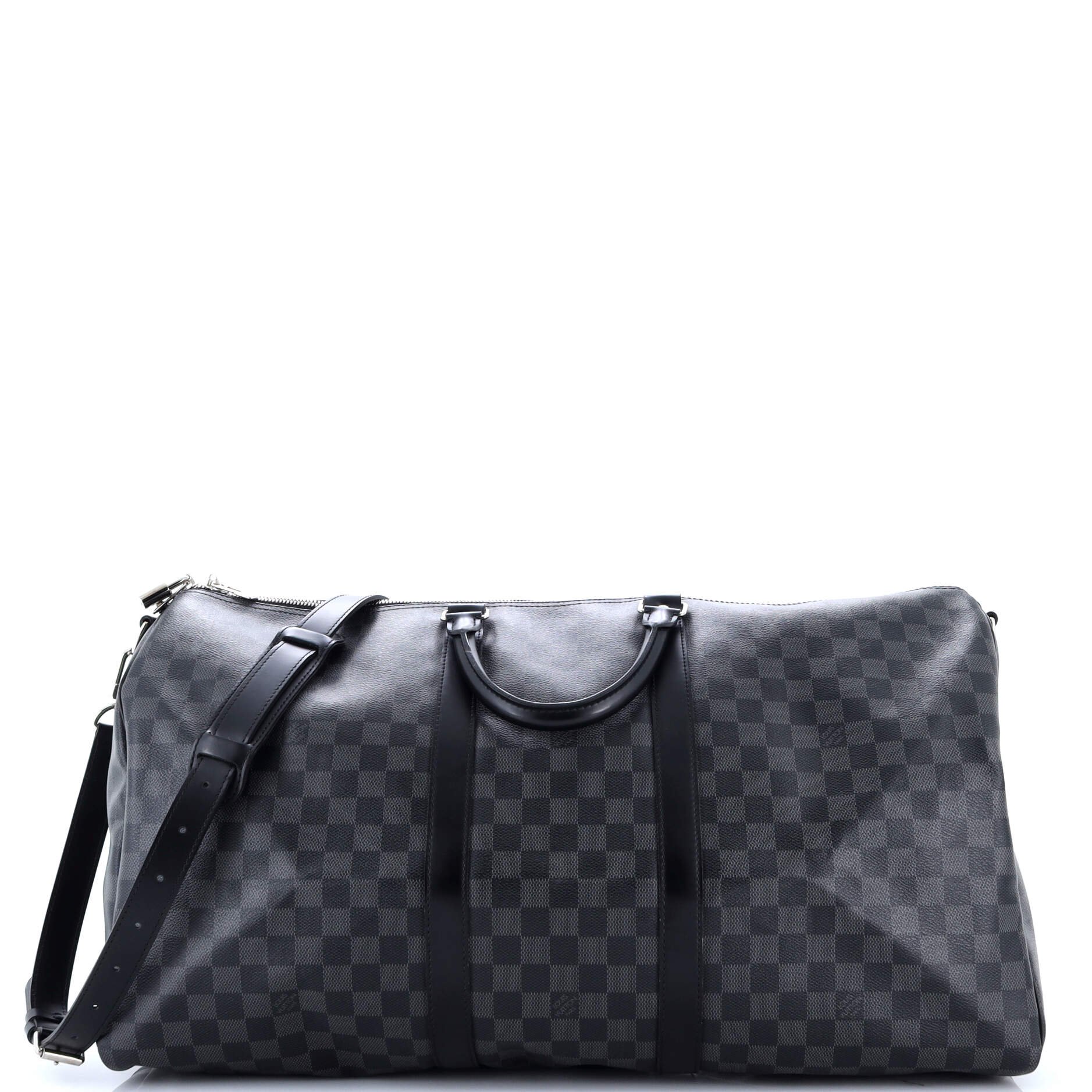 Louis Vuitton Keepall Bandouliere Bag Damier Graphite 55