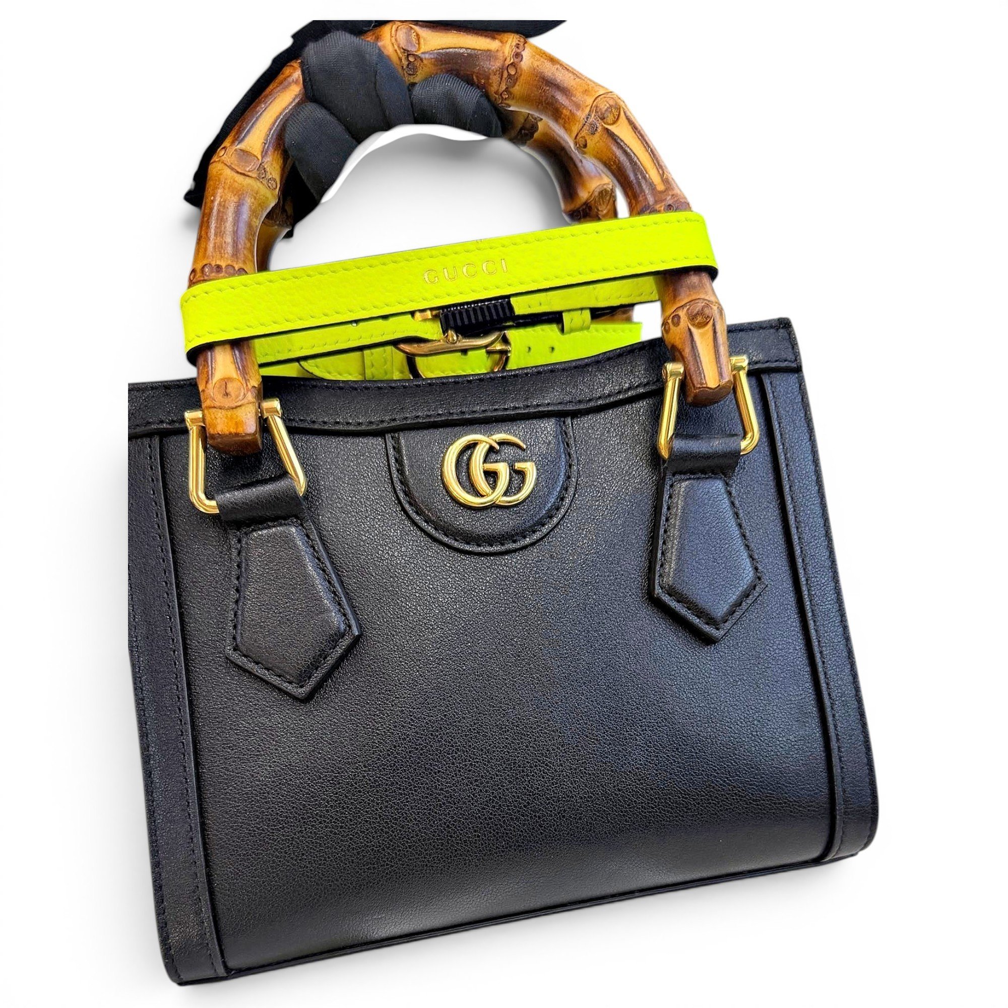 Diana Bamboo leather tote