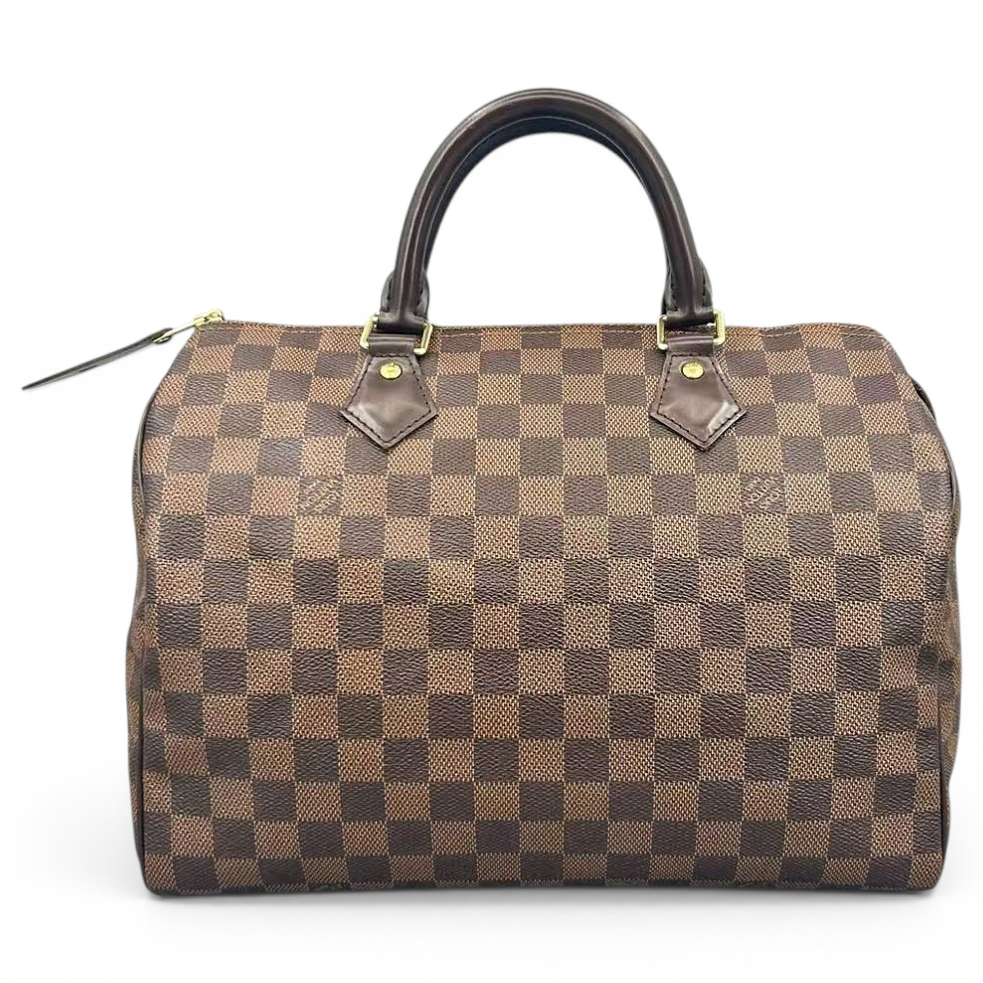 Speedy leather handbag